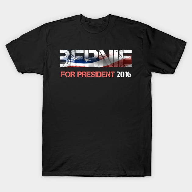 Bernie Sanders For President 2016 T-Shirt by ESDesign